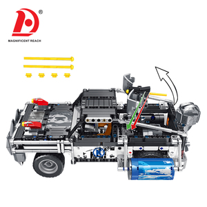 Ensemble de blocs de construction de camionnette tout-terrain RC, briques techniques télécommandées, véhicule blindé, <span class=keywords><strong>jouet</strong></span> de construction STEM pour adolescents - Product Image 3