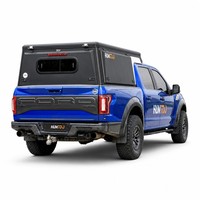 Huntoo Hardtop Pop-up de style européen pour pick-up, auvent en aluminium pour Hilux Amarok Ford Ranger, capot de benne robuste
