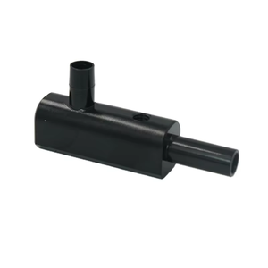Conector de Eje Hexagonal de Aluminio Anodizado Negro Fresado por CNC Personalizado, Piezas de Posicionamiento de Cilindro y Pasador de Conexión Bidireccional - Product Image 3