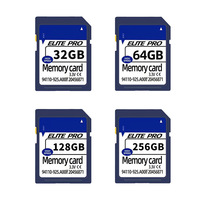 Carte SD Haute Vitesse pour Appareil Photo 32 Go 64 Go 128 Go 256 Go, Carte Mémoire SD pour Appareils Photo Hybrides Canon, Sony, Fujifilm