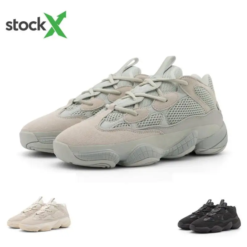 Yeezy 500 shoes soft vision Original Genuine Leather classic casual shoes Unisex Sports Woman Breathable Mesh Men Sneakers