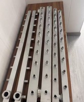 Collecteur de refroidissement liquide en acier inoxydable soudé TIG de 19 pouces, pression de 16 bars, température de fonctionnement de 0 à 100, armoire de serveur CDU