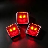 Lustiges Fahrrad-Rücklicht, Halloween-Teufel-Warnleuchte, Nachtfahrbeleuchtung, Fahrradzubehör & Accessoires, Tragbare Installation