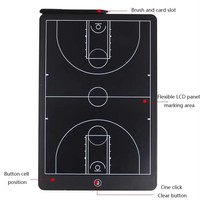Bloc-notes numériques élégant du fabricant principal Football Football Formation Tactique Conseil Bloc-notes LCD Écriture Tablette Jouet pour