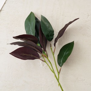 Feuilles de Magnolia Artificielles CallaFloral Vertes en Tissu Huilé, Branche Unique, Décoration d'Intérieur, Fausses Fleurs Style INS - Product Image 3