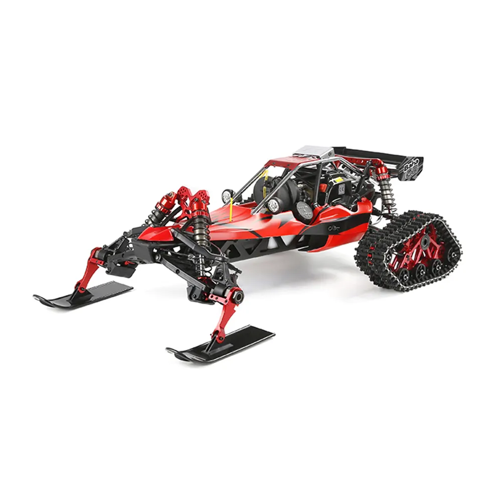 Baja 305AS CNC Metal Track Type 1/5 Sales 2.4G 2WD 3CH Remote Control 26CC Engine Gas RC Snowmobile