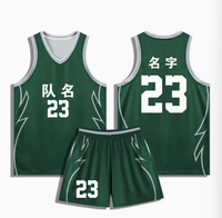 Ensemble de maillots de basket-ball, uniforme d'équipe de style américain pour les étudiants universitaires, hommes et femmes, sans manches, col en V, polyester, pour les matchs