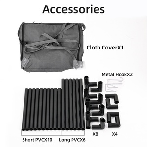 เปลญวณติดผนังโลหะแบบพกพาเปลญวณในร่มมาใหม่ล่าสุดติดง่ายทำจากพีวีซีมีลวดลายสีทึบน่ารักพร้อมกล่องใส่แมว - Product Image 5