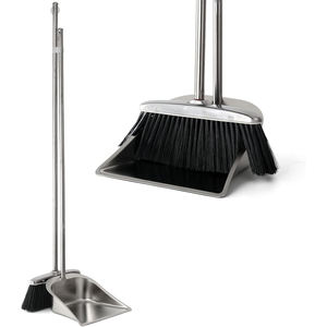 Simple Low Price Plastic Household Cleaning Broom <b>and</b> <b>Dustpan</b> <b>Set</b> Soft Broom With <b>Dustpan</b> - Product Image 1