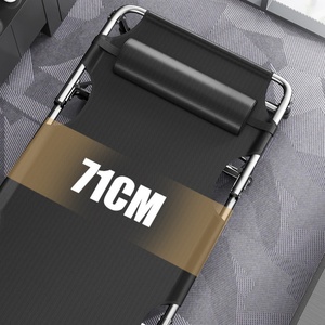 <span class=keywords><strong>Lit</strong></span> de camp pliant extérieur pliant de bureau sieste hôpital accompagnant <span class=keywords><strong>lit</strong></span> pliant en métal - Product Image 4