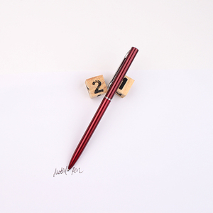 Sonnet Rubinroter Lack Goldverzierte Schlanke Kugelschreiber - Product Image 4