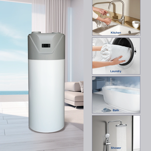 Micoe R290 R134a chauffe-eau tout en un haute température pompe à chaleur air-eau domestique salle de bain douche système d'eau chaude - Product Image 3