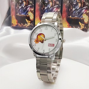 New Marvel Cartoon Kids' Quartz Pointer Steel Strap <strong>Watch</strong> for Boys &amp; Girls Students Hot Sale Cross-border - Product Image 2