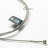 Custom 1046 High Carbon Steel Anti-rust Electric Guitar 6 Strings Nickel Alloy Wound Custom Logo