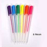 Ensemble de stylos de coloriage en Gel, marqueur à points fins, 24 couleurs uniques, idéal pour les enfants et les adultes, dessin, Scrapbooking