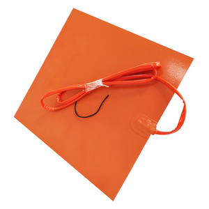 Cama Calefactable Flexible de Silicona de 200x200mm, 200W, 220V, 120V, 24V, Personalizada para Impresora 3D con Termistor NTC y Autoadhesiva - Product Image 5