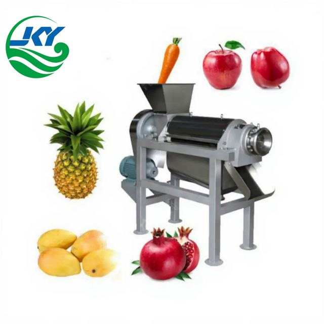 Commercial Cold Press Spiral Fruit Juicer Machine Screw Type Juice Extractor for Fruit Beverage Factory Use Separate Pulp Juice