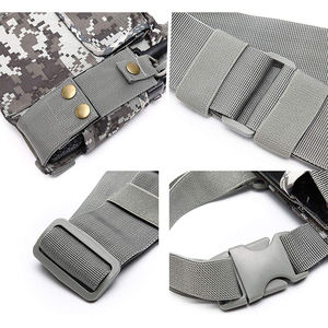 Arnés Táctico de Pecho de Poliéster Impermeable Personalizado con Bolsa Frontal, Funda para Radio, Chaleco para Radio Bidireccional Walkie Talkie - Product Image 4