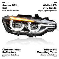 Phares LED pour BMW F30 F35 2012-2018, module DRL Switchback blanc à jaune, nouveau design