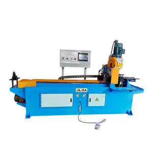 Angle 45 pneumatic full auto circular saw cnc 45 degree automatic copper pipe and tube cutting machine for metal tube