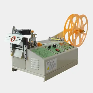 Industrial Automatic Heat Hot And Cold tape webbing zipper Cutting Machine