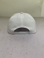Secado rápido impermeable al aire libre corte láser agujero sol deporte Sombrero estilo de los hombres cinco paneles camionero Snapback gorras soporte personalización