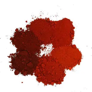 Besi oksida merah digunakan untuk balok paver