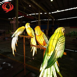 Fournisseur de lanternes de la Saint-Valentin en soie chinoise Fabricant de production de lanternes du festival Zigong Usine de lumières d'exposition de zoo - Product Image 2