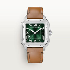 Reloj Cuadrado de Lujo para Hombre de Alta Calidad, Correa de Cuero y Acero Inoxidable, Cristal de Zafiro, Mecanismo de Agujas, Estilo Casual de Negocios - Product Image 6