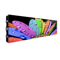 Panel LED Modular Delgado Fijo para Interiores P3.91 de 1000x250mm, Pantalla de Visualización para Montaje en Pared para Uso en Ascensores