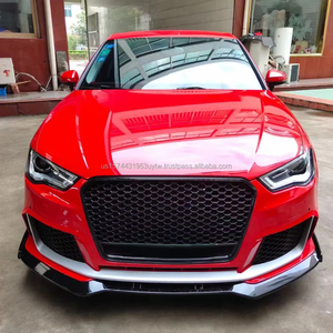 Nueva Cubierta de Parachoques Delantero PNB de Alta Calidad para Audi A3/S3 Sedán 2013-2016 |   Kit de Carrocería Estilo RS3 |   Rejilla Delantera Negra Brillante |   6 meses - Product Image 6