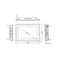 Prix d'usine, PC industriel tout-en-un étanche IP65, écran tactile capacitif, ordinateur tactile, processeur J1900/I3/I5/I7, mini PC en stock