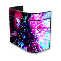 Pantalla LED de Escritorio, Video Wall Flexible, Panel Publicitario Comercial, Pantalla LED Publicitaria para Mesa de Centro Comercial