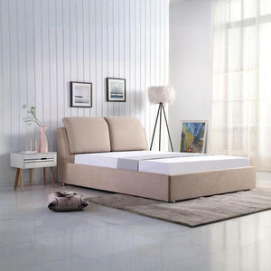 Modern King Double Size Wood <b>Bed</b> Frames Manufacturers' Up-Holstered Bedroom Furniture Set Fabric Upholstered <b>Beds</b> - Product Image 2