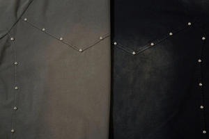 Maglietta oversize da uomo personalizzata in cotone pesante con paillettes nere lavate con acido t-shirt lavorata a mano con perline 300 Gsm t-shirt da uomo - Product Image 5