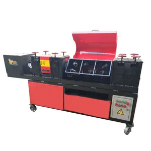 High Efficiency Hydraulic Copper Pipe Straightening Machine Round Steel Bar Straightening Machine Rust Removing Machine For Pipe