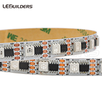 Bandes LED adressables Arduino 12V Rgb Gs8208 Ws2815 5050 60 LED Pixel contrôlées programmable numériques SPI Rgbic Bande lumineuse LED