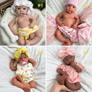 Muñecas Reborn Personalizables con Forma de Rostro, Cuerpo de Silicona Suave, Bebé Reborn Realista, Niña Recién Nacida, Bebé Reborn de Silicona para Niños, Juguete - Product Image 4
