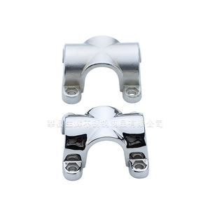 Shining Cross-Shaped Pipe Clamp 25mm 316 Stainless Steel Marine Hardware For <b>Yacht</b> Railing Fixing Accessories - Product Image 5