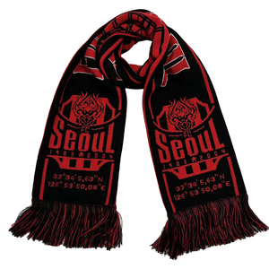 جودة عالية لكرة القدم مروحة نادي الشتاء وشاح الجاكار محبوك تصميم مخصص لكرة القدم الرياضة الترويجية فريق وشاح - Product Image 3