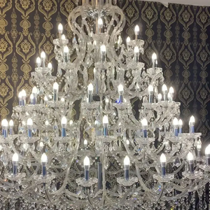 Lámpara Colgante Grande de Lujo para Decoración de Salón, Estilo María Teresa, con Velas, para Bodas, Hoteles, Villas, Salas de Estar, Vestíbulos, Banquetes, Candelabro de Cristal K9 - Product Image 3