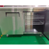 Réfrigérateur commercial de 67 pouces, réfrigérateur pour préparation de salades, table de préparation de pizzas réfrigérée