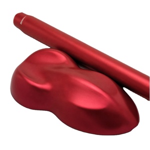 Película de revestimiento de vinilo para coche, cromado, rojo, satinado, 1,52x18m - Product Image 1