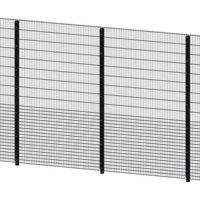 Valla de Seguridad Anti-Escalada 868 con Malla de 50x200mm para Sitio Industrial