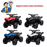 Nouveau modèle 2025 – Véhicule tout-terrain (ATV) à grande capacité 6V à 4 roues pour enfants, jouet électrique avec démarrage à une touche, voiture en plastique pour les 2-4 ans