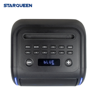 Grande remise Haut-parleurs portables 8 pouces TWS Petite boîte de son Bluetooth Karaoké Basse colorée Déflecteur amplifié USB Mini Audio