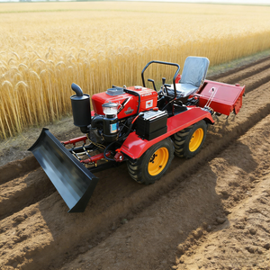 Motoculteur rotatif autopropulsé diesel pour le travail des parterres de légumes et des jardins - Product Image 1
