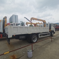 Nouvelle grue hydraulique montée sur camion CLW de 80 tonnes |   Camion léger JAC 4x2 avec grue à flèche télescopique et système entièrement hydraulique