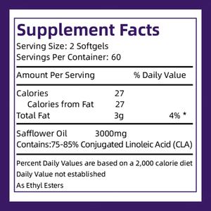 Suplemento de CLA en Venta para Adultos, Apoya el Control de Peso Saludable y la Masa Muscular Magra - Product Image 3