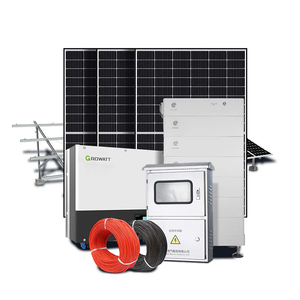 Sistema Solar Híbrido de 10KW con Paneles Monocristalinos de Silicio, Batería de Iones de Litio MPPT e <span class=keywords><strong>Inversor</strong></span> Trifásico - Product Image 1